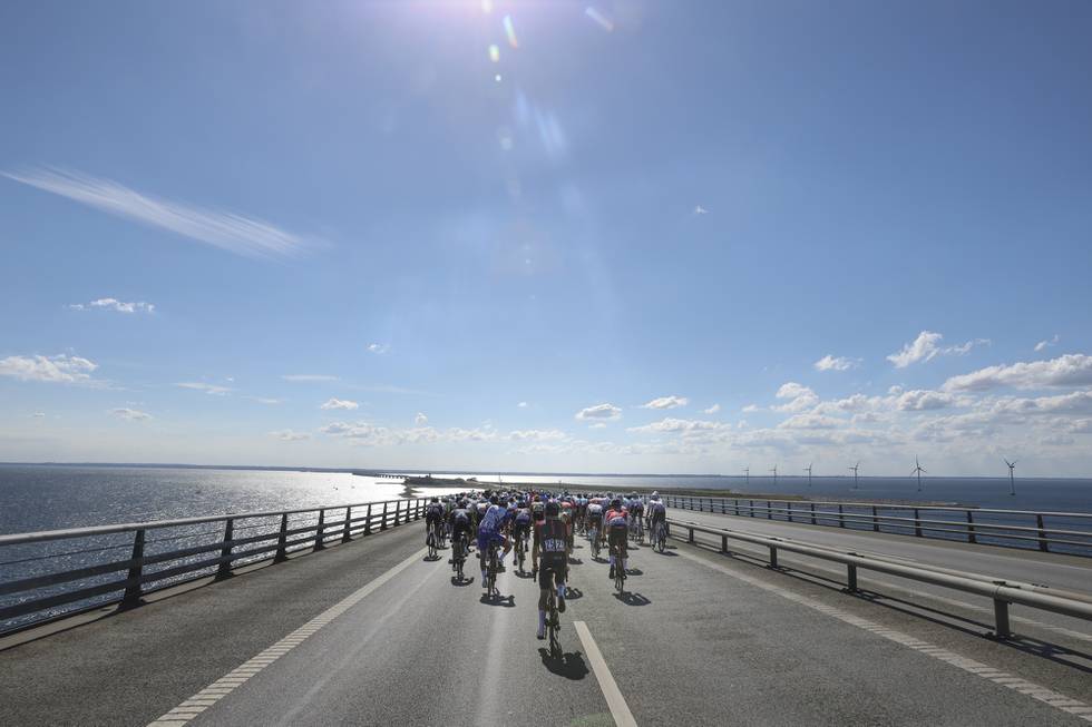 Tour de France har sin siste etappe i Danmark i dag. Lørdag hadde de en luftig etappe over de danske brosystemene.