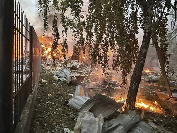 Massivt russisk angrep mot minst seks ukrainske byer