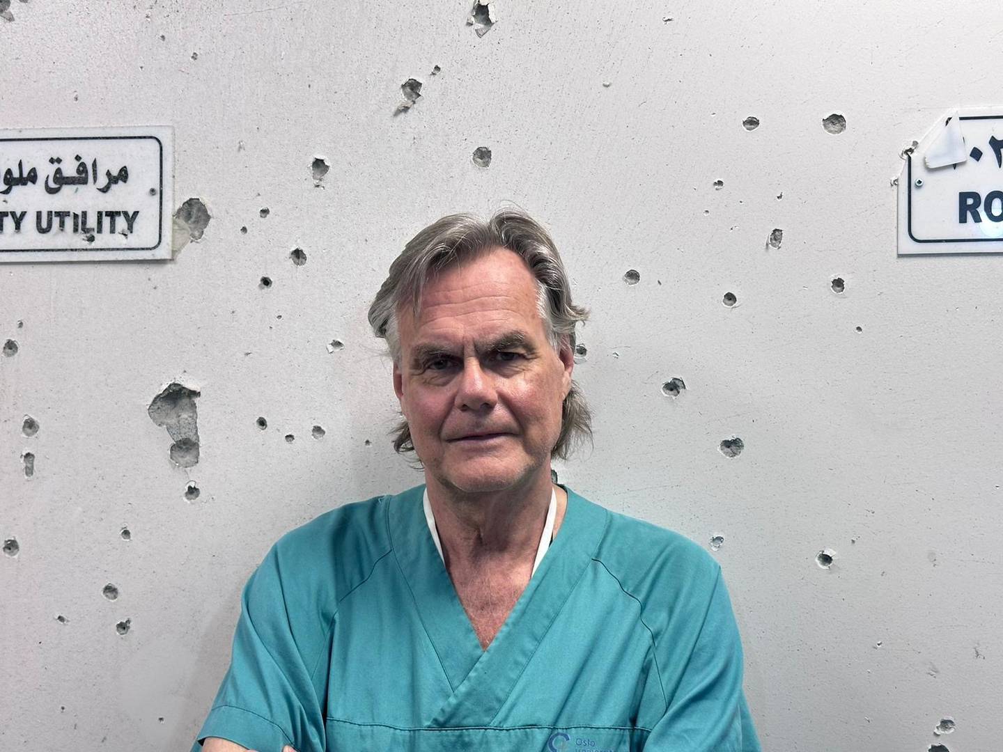 Lege Geir Stray Spetalen jobber på sjukehus i Gaza
