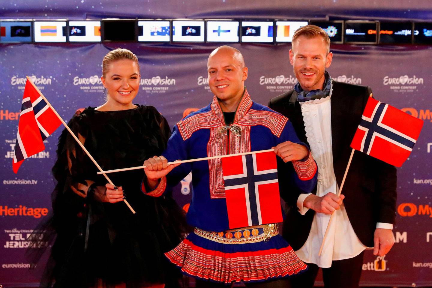 NORGES BIDRAG: Norge stiller med gruppen Keiino, bestående av Alexandra Rota, Fred Buljo og Tom Hugo.
