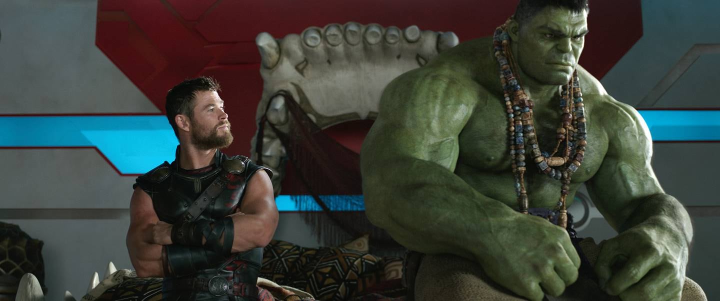 Den neste Thor-filmen har en haug med store Hollywood-navn på rollelista. Om Hulken dukker opp er ikke kjent. Bildet er fra «Thor: Ragnarok».