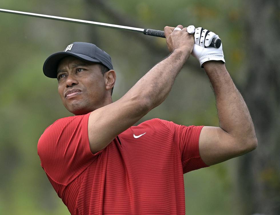 Tiger Woods mener han kan bli bra nok igjen til å kunne spille på et høyt nivå, men ikke på fulltid og kun utvalgte turneringer. Foto: Phelan M. Ebenhack / AP / NTB
