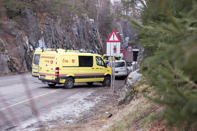 Mange ulykker: Så langt i år har 580 personer blitt skadd på Østfold-veiene, ifølge SSB. Her fra en ulykke ved Mosseporten.
