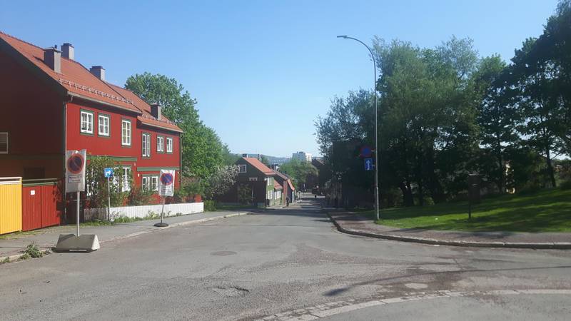 Maridalsveien ved Sagene.