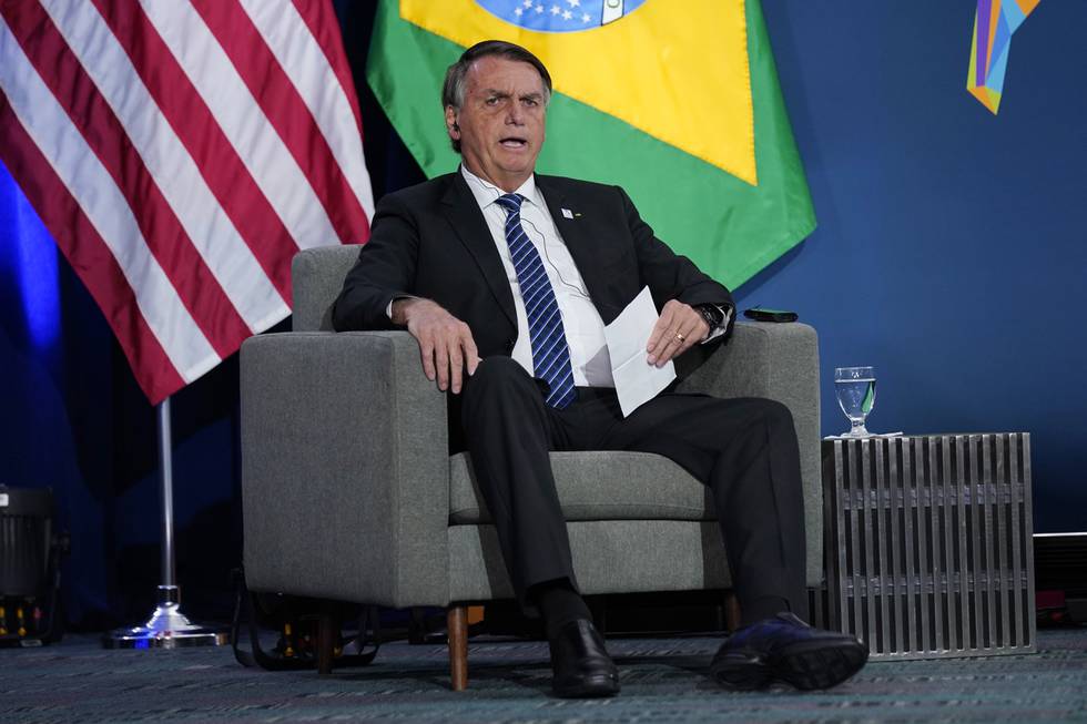 Brasils president Jair Bolsonaro. Foto: AP / NTB 