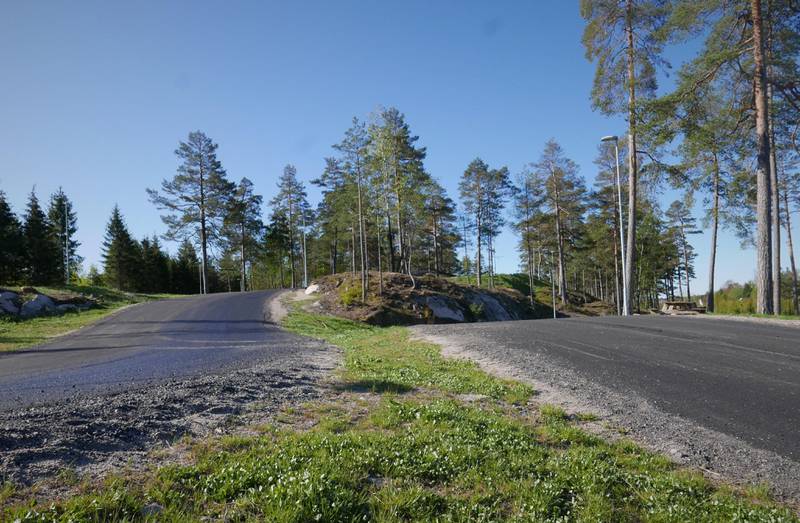 Veidekke har startet runde to med asfaltering på rulleskianlegget i Fredrikstadmarka.