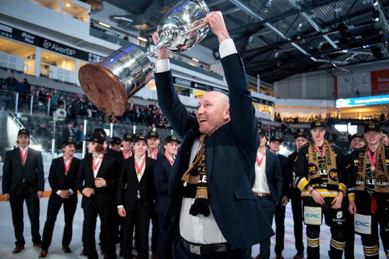 Oilers-trener Pål Gulbrandsen kan feire sitt første seriemesterskap som hovedtrener.
