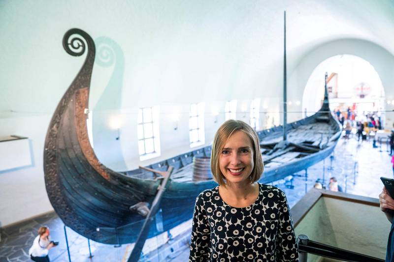 Forsknings- og høyere utdanningsminister Iselin Nybø (V) - sikrer nå oppstart av nybygg for vikingskipene på Bygdøy.