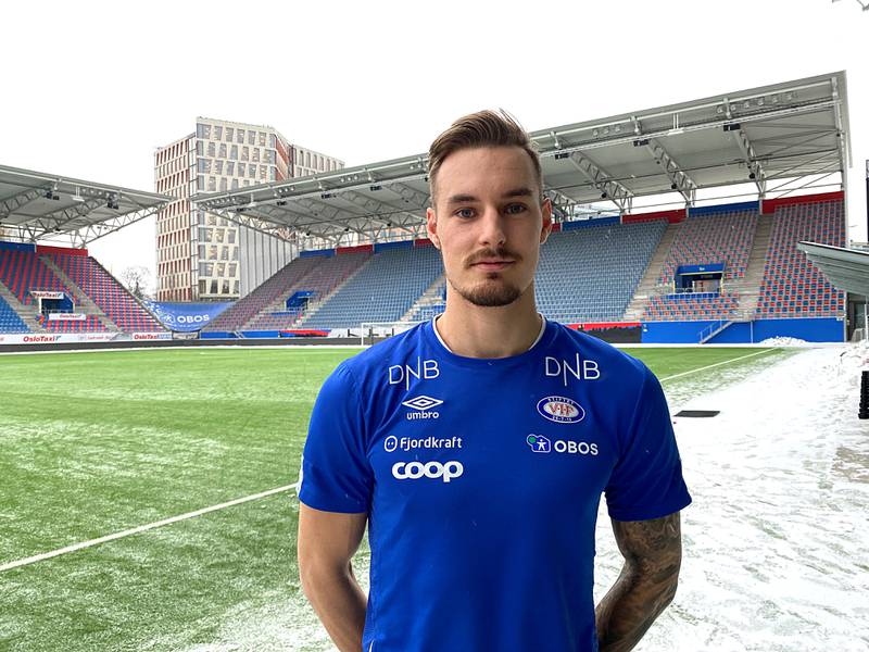 Vålerenga-keeper Kjetil Haug på Intility Arena onsdag.