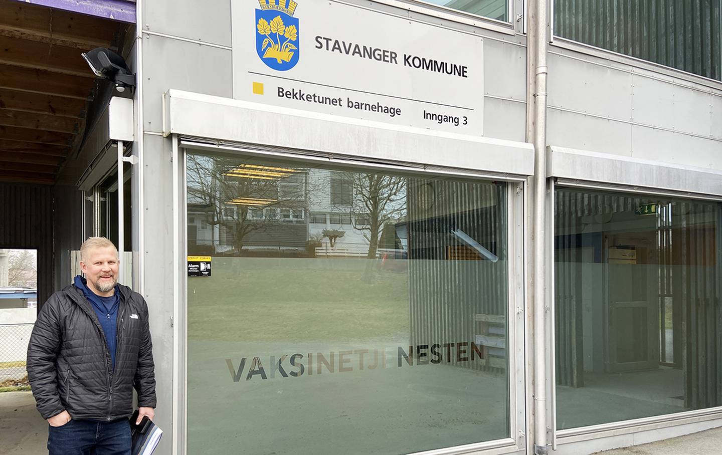 Prosjektleder for vaksinetjenesten, Erik Bjerk, i Stavanger kommune.