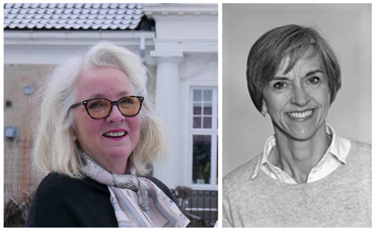 Lise Thorsø Mohr, Senterpartiet Fredrikstad og Tina Bergstrøm,  Arbeiderpartiet Fredrikstad.