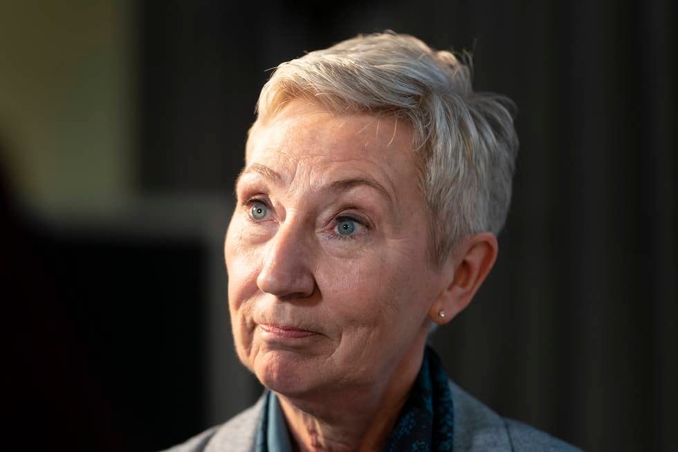 LO-leder Peggy Hessen Følsvik mener kvotekjøp ikke er en del av løsningen for å nå klimamålene. Foto: Terje Pedersen / NTB