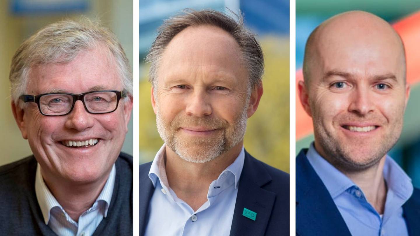 Tore Strandskog, Frank Jaegtnes og Rolf Iver Mytting Hagemoen.