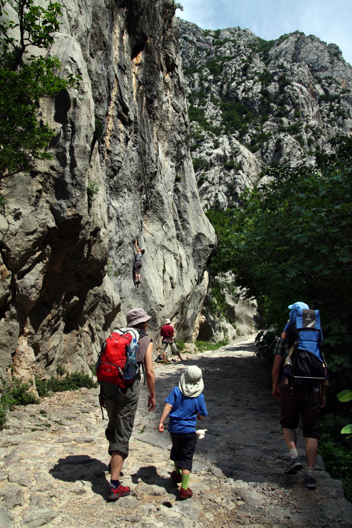 Paklenica er et paradis for aktive – enten du vil klatre, vandre eller sykle.