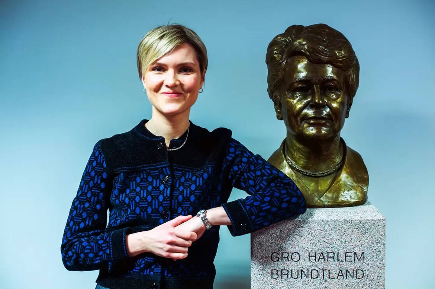 Kristrún Mjöll Frostadóttir lar seg inspirere av norske erfaringer og besøkte Oslo i januar.