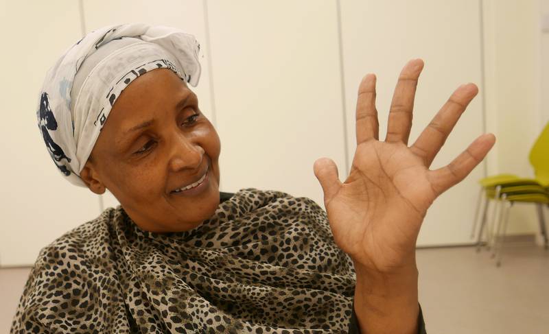 Safia Abdi Haase (57).