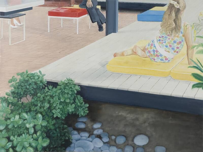 Vibeke Slyngstads «Zee» (2006) har lite med Kai Fjells billedverden å gjøre, selv om det er det av hennes fire malerier som har flest dekorative detaljer.