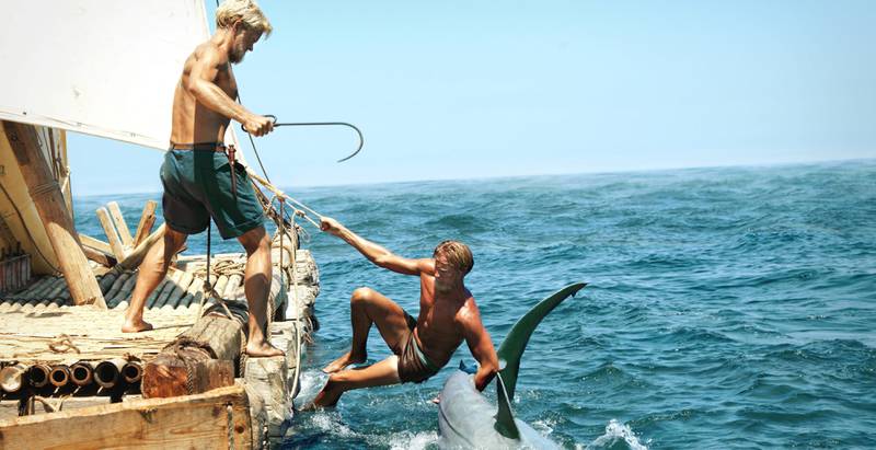 «Kon-Tiki» er fortsatt filmen med høyest besøkstall i åpningshelgen. FOTO: NORDISK FILM DISTRIBUSJON