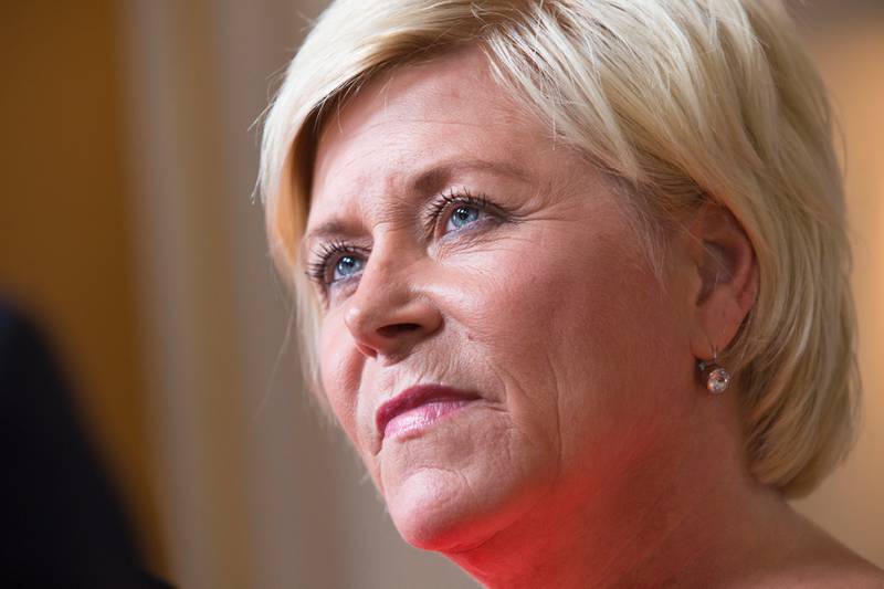 RYDDER: Finansminister Siv Jensen vil fikse Folkeregisteret.