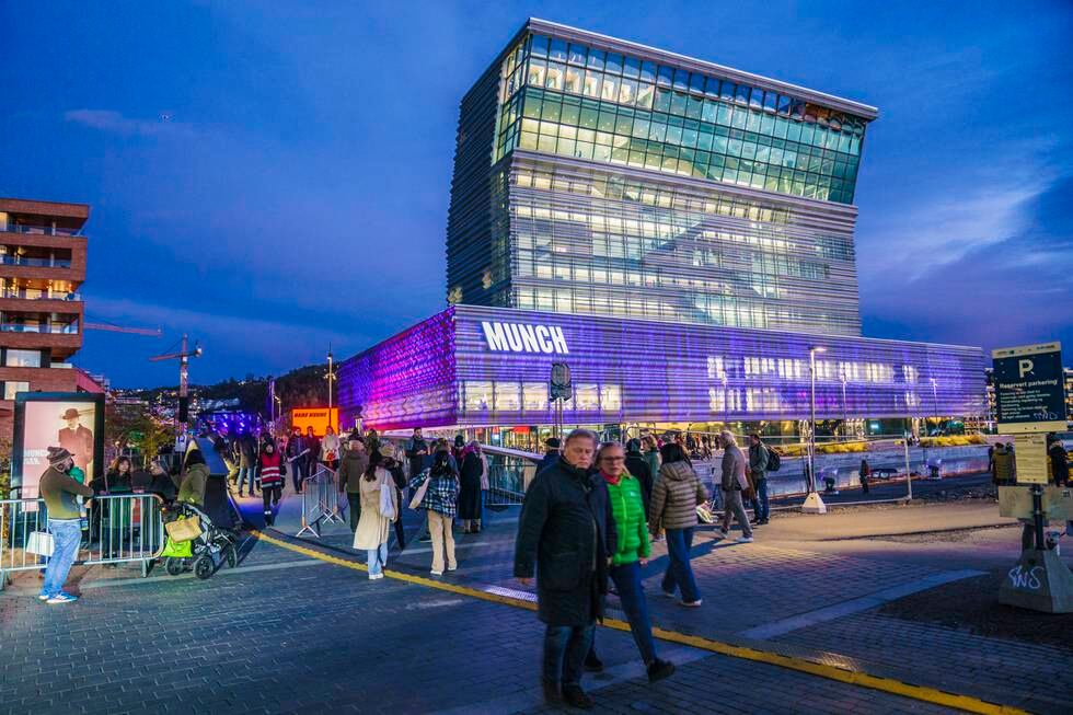 Denne helgen vil det nye Munchmuseet i Oslo passere 100.000 besøkende. Foto: Stian Lysberg Solum / NTB