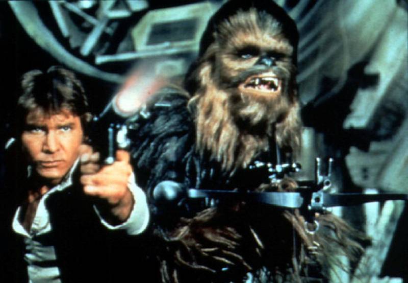 Han Solo og Chewbacca, nå en del av den enorme Disney-katalogen av klassisk underholdning, og tilgjengelig på Disney+.