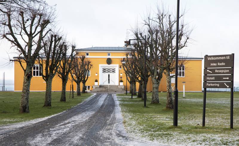 Hotell Jeløy Radio i Moss, hvor regjeringsforhandlinger pågår i januar 2018.