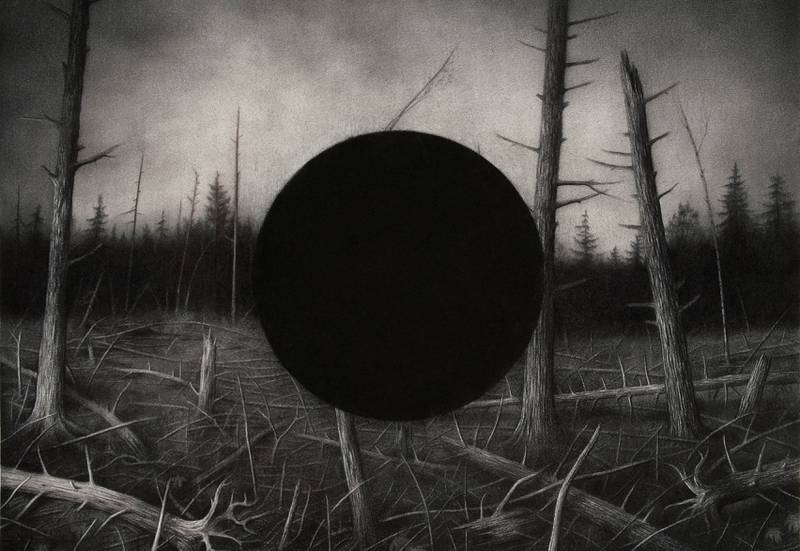 Sort Hull: «Forest Black Hole» er Sverre Mallings utvalgte verk til «Brudd og kontinuitet»-utstillingen.