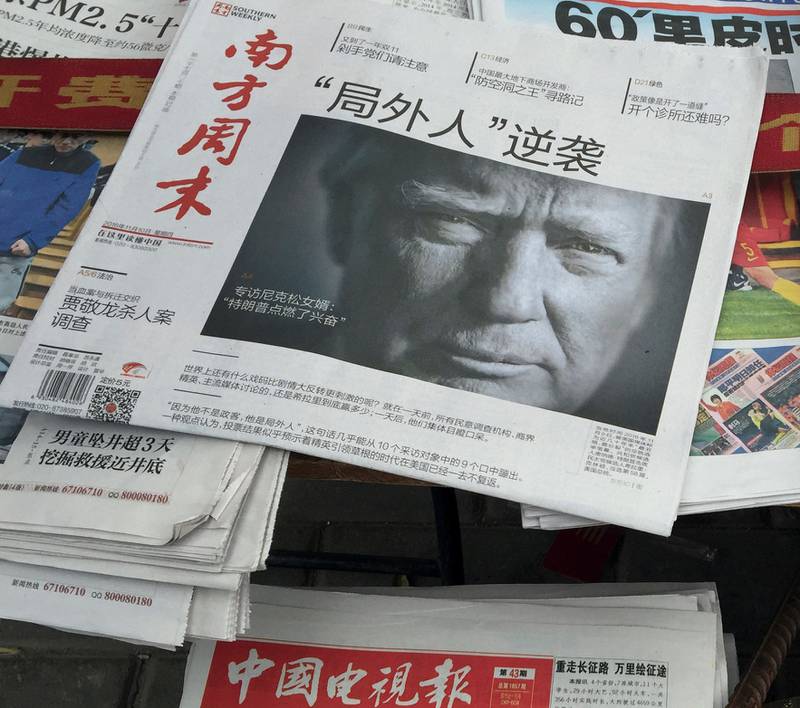 Donald Trump anklager Kina for «uredelig handel» med verden, på bekostning av amerikanske arbeidsplasser.