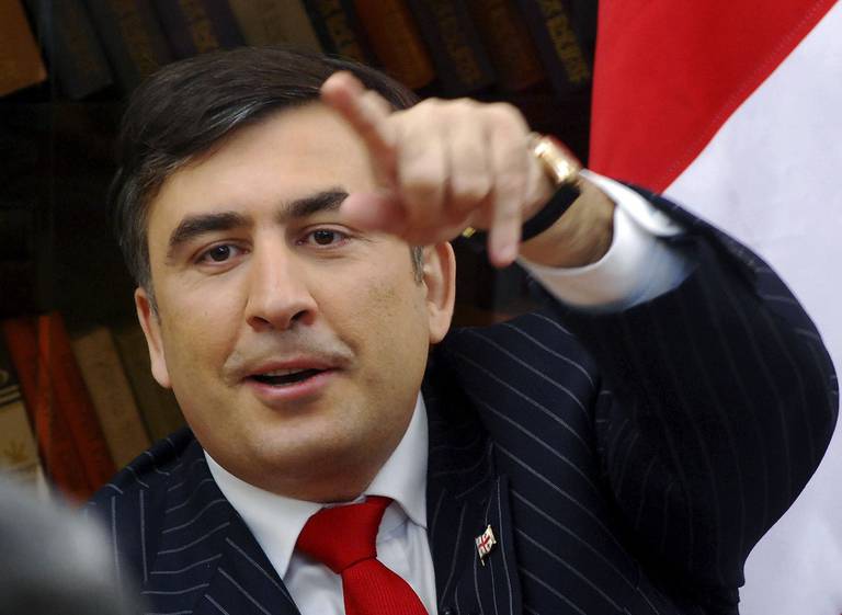 Mikhail Saakashvili fotografert i 2007.