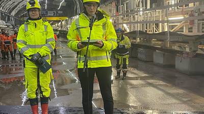 Oslos nye vannforsyning: Her setter Betzy borekronen på verket