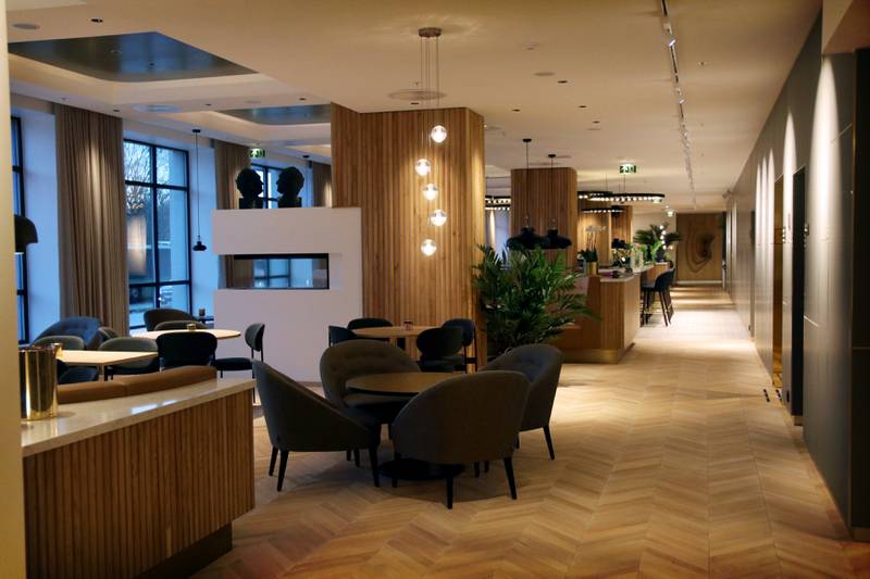 En lounge til hotellgjestene. Foto: Tone Helene Oskarsen