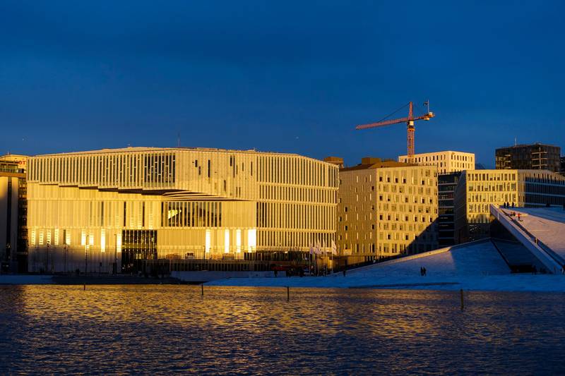 Oslo 20200210. 
Deichman bibliotek i Bjørvika.
Foto: Marianne Løvland / NTB scanpix