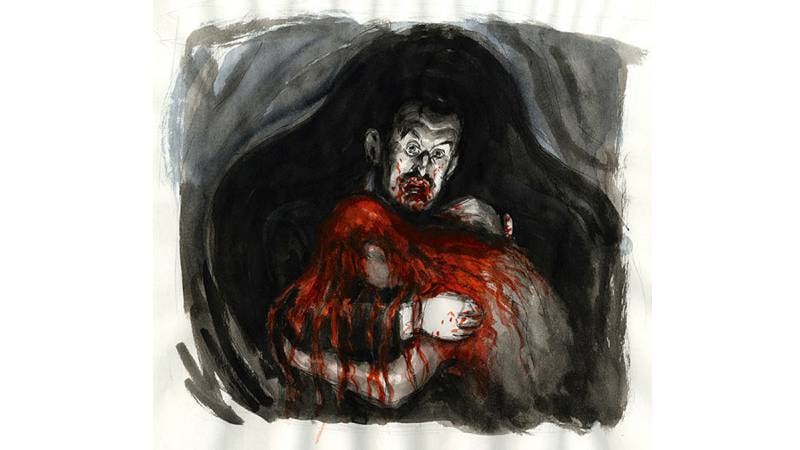 Munchs liv som vampyr i Steffen Kvernelands strek.