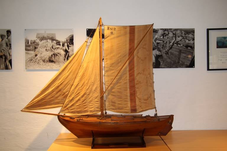 Hvalerskøyta «Arnt Otto» bygges etter en modell utlånt av Marinemuseet i Horten.