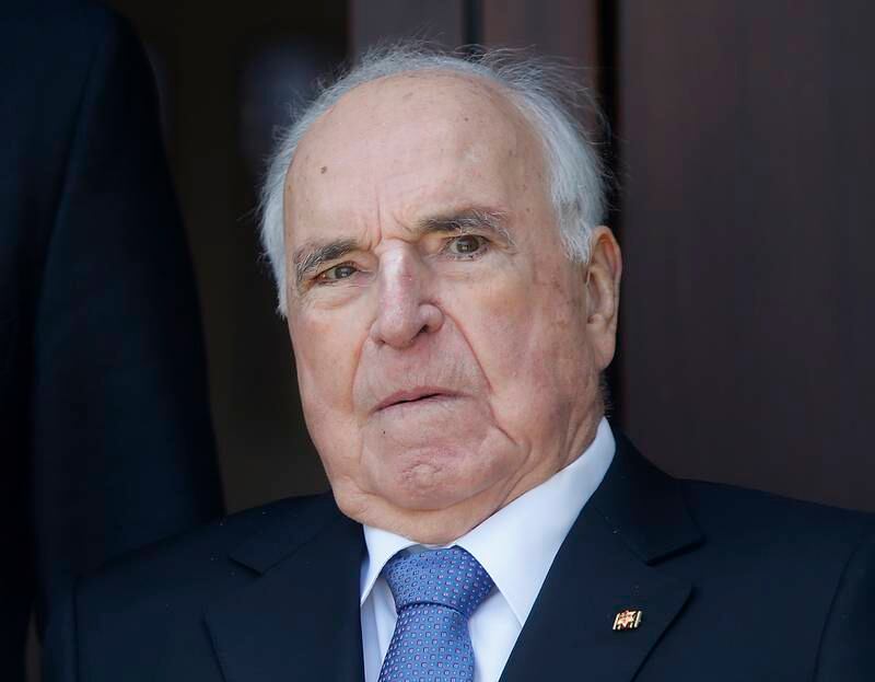 Helmut Kohl på et bilde fra 2014.