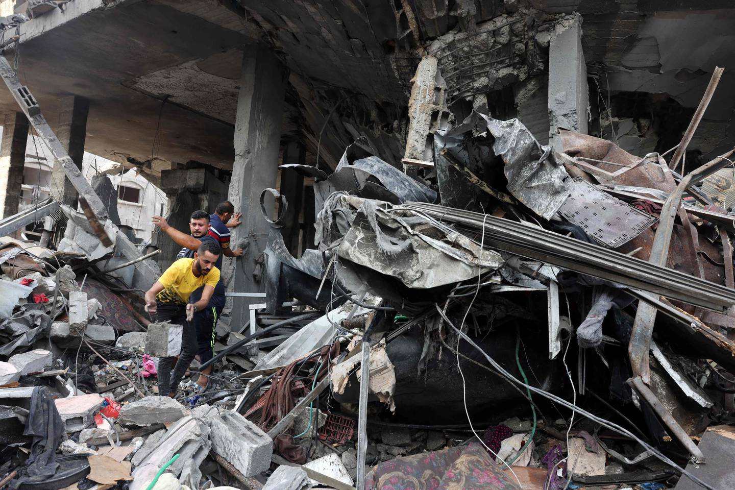 Det israelske bombardementet har gjort store skader i Gaza.