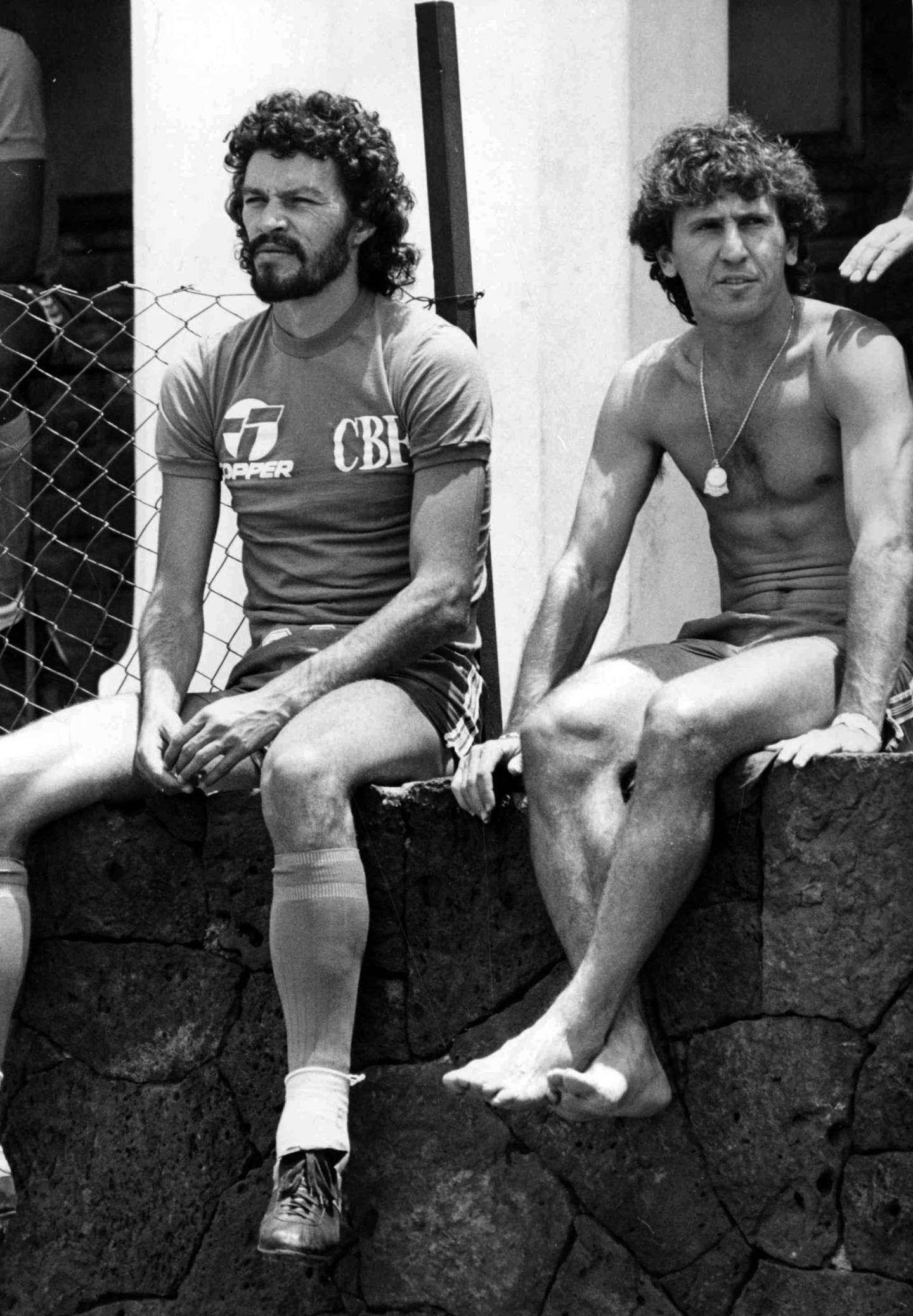 Socrates og Zico var to herlige spillere i Brasils 86-lag. Foto: AP/NTB scanpix