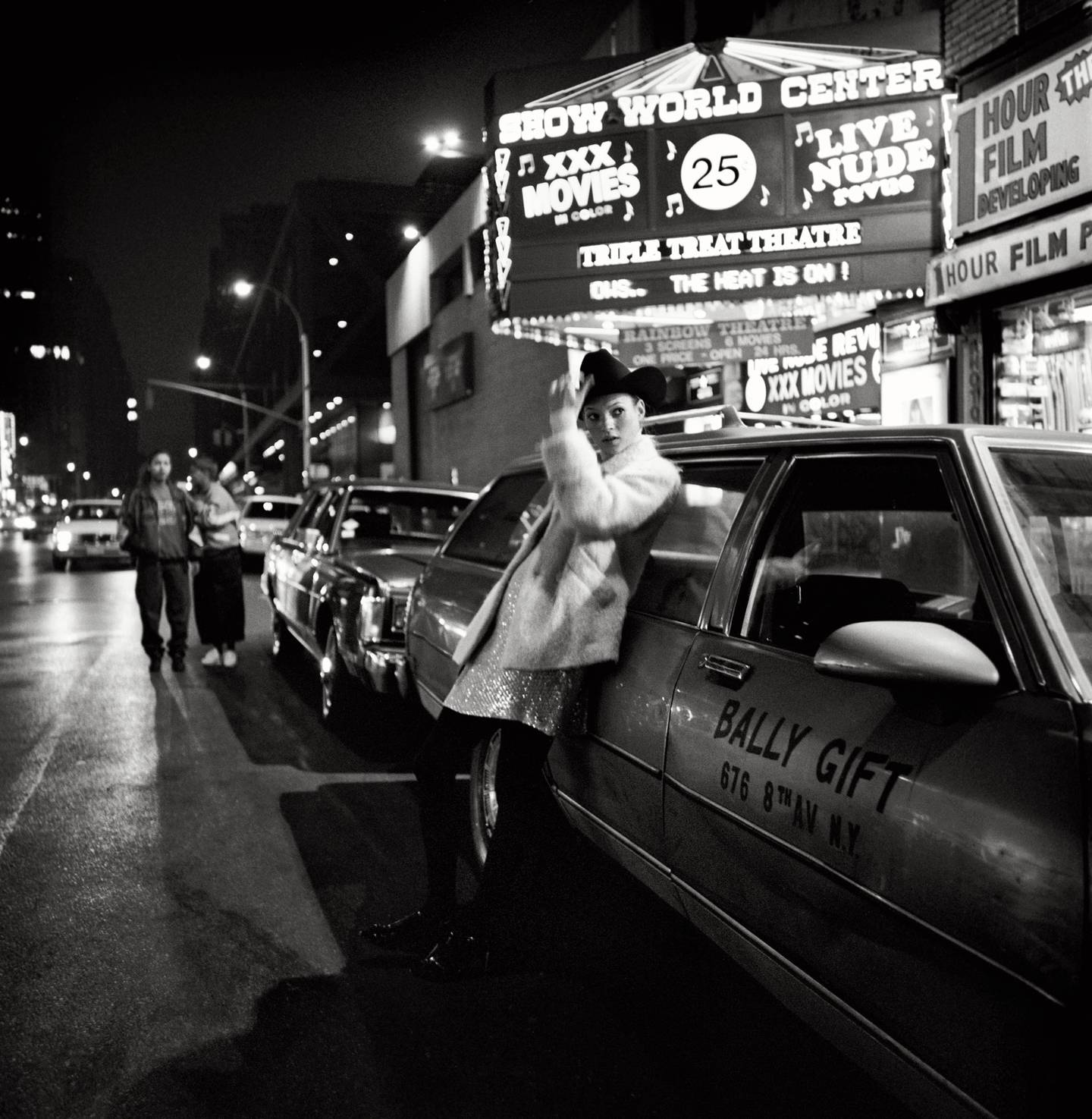 Var inspirert av filmen Taxi driver - Glen Ruchfords bilder av Kate Moss er like mye et portrett av en by som av mote.