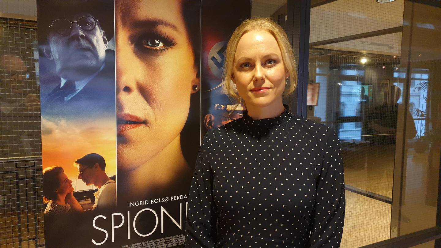Ingrid Bolsø Berdal ved lanseringen av «Spionen»