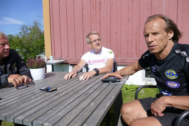 Jan Bøhler (t.h.), Ivar Egeberg og Richard Pedersen er opptatt av idrettens rammevilkår.