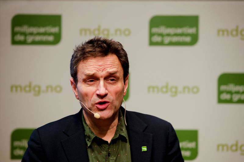Oslo 20191121. 
Talsmann Arild Hermstad legger fram MDGs (Miljøpartiet De Grønne ) sitt  alternative statsbudsjett.
Foto: Vidar Ruud / NTB scanpix