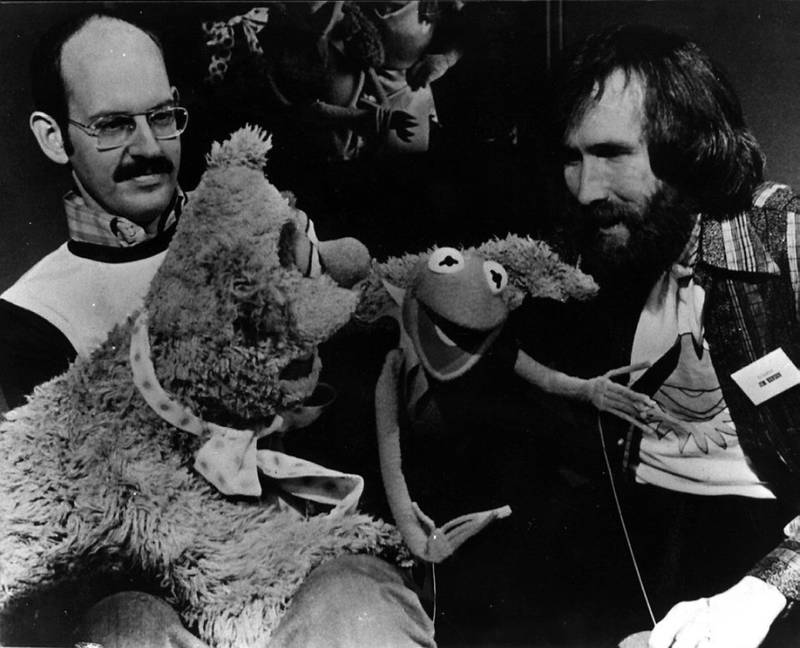 Jim Henson (til høyre) hadde enorm suksess med «The Muppet Show» sammen med Frank Oz, her i 1977 Foto: arkiv