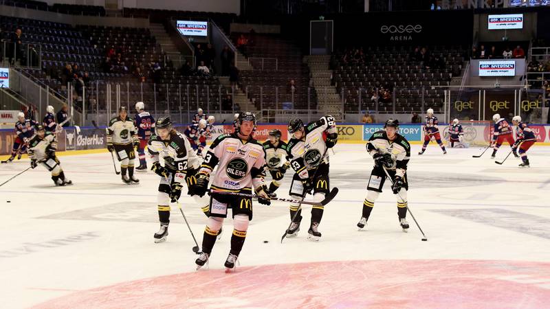 Det ligger an til å bli en ekte hockeyfest i DNB Arena lørdag, med to topplag og tilnærmet fullt hus. Foto: Pål Karstensen