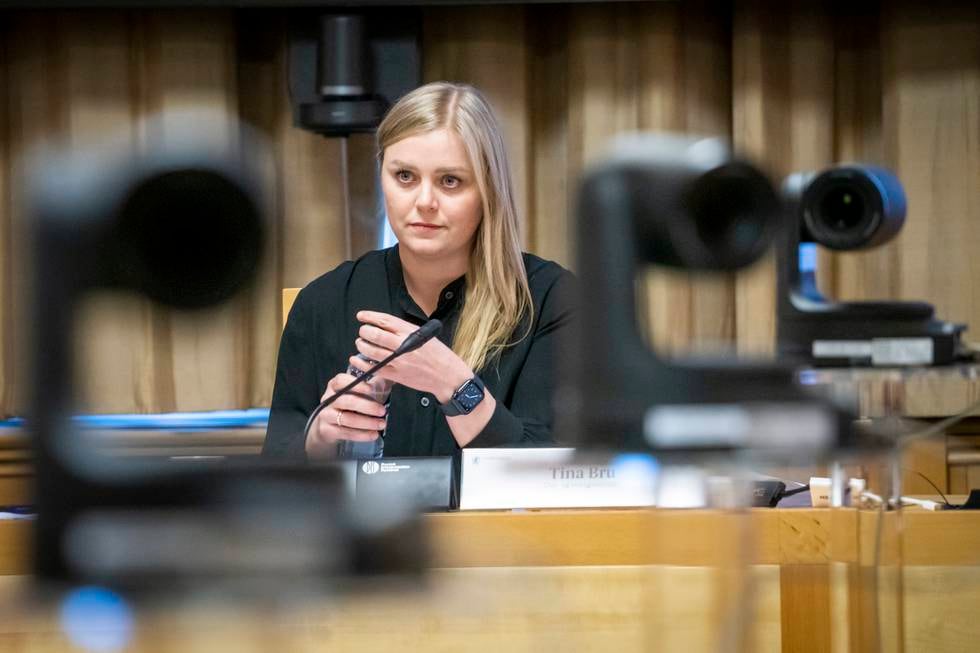 Olje- og energiminister Tina Bru (H) er smittet av koronaviruset. Foto: Heiko Junge / NTB