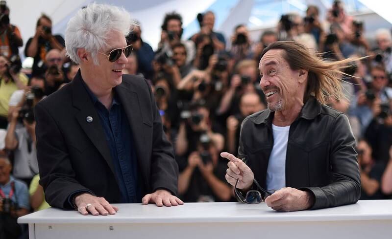 Jim Jarmusch (t.v.) og Iggy Pop holdt i går en pressekonferanse som er årets mest underholdende i Cannes.
