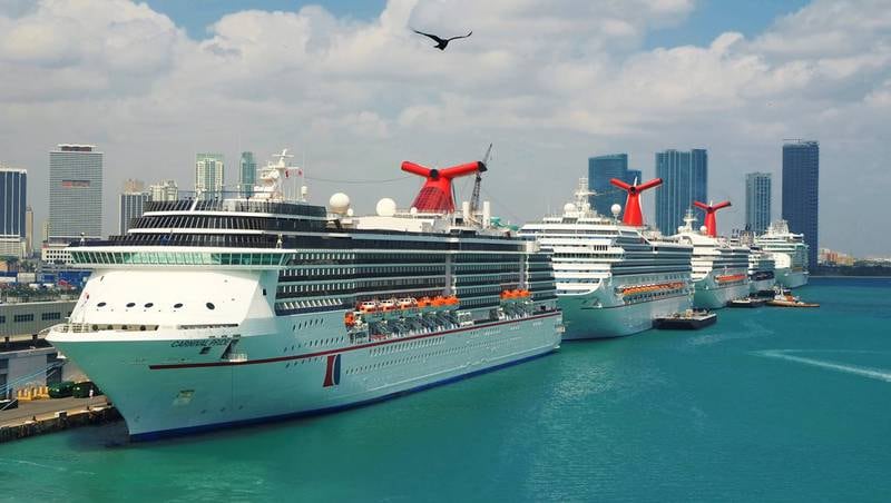 Miami er en av verdens travleste cruisehavner. FOTO: ISTOCK