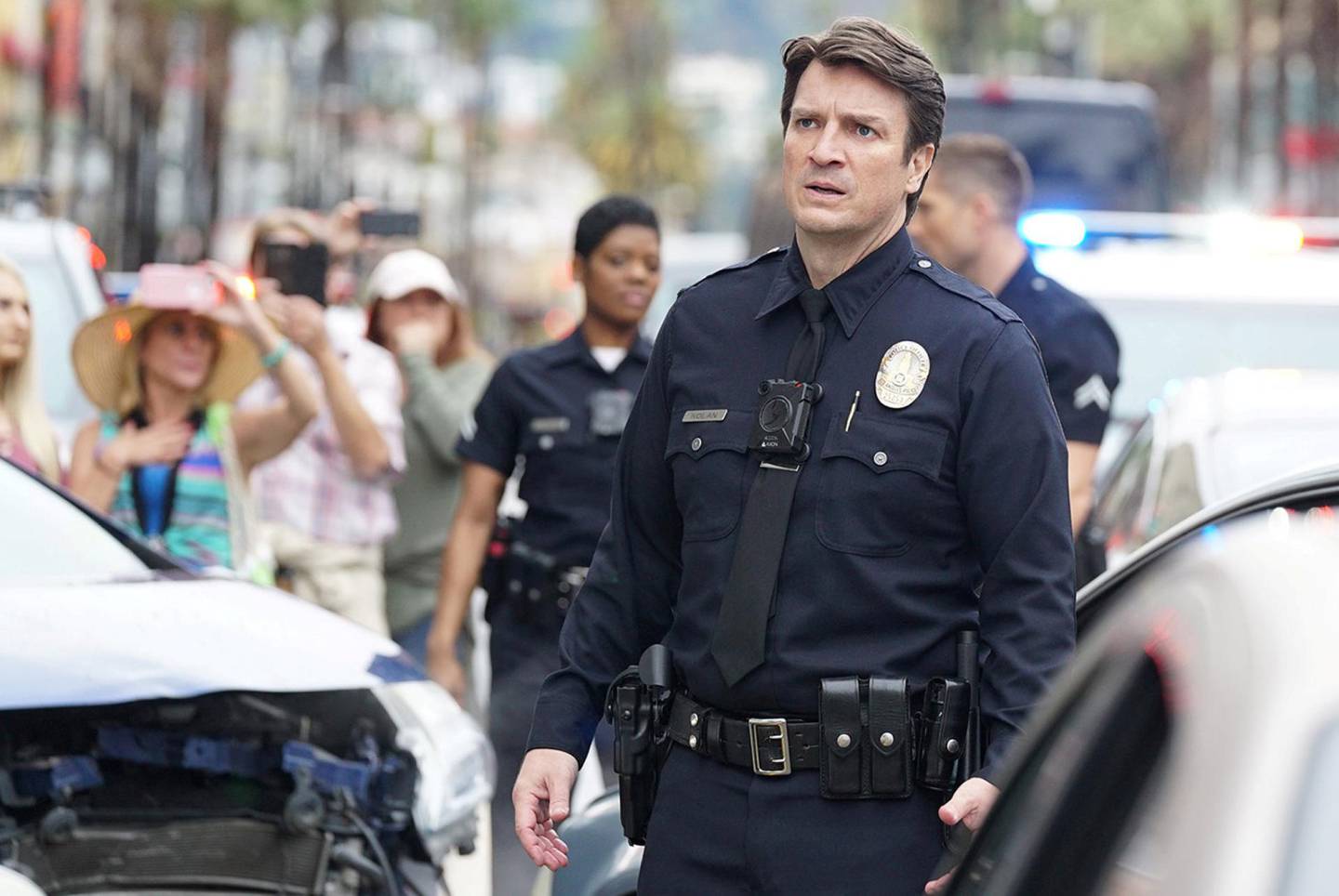 TV-suksessen «The Rookie» skal fokusere på politivold i neste sesong, politiserien som ifølge det kritiske nettstedet Spyculture.com er en serie «oppdiktet av LAPD». Foto: TV 2 Sumo