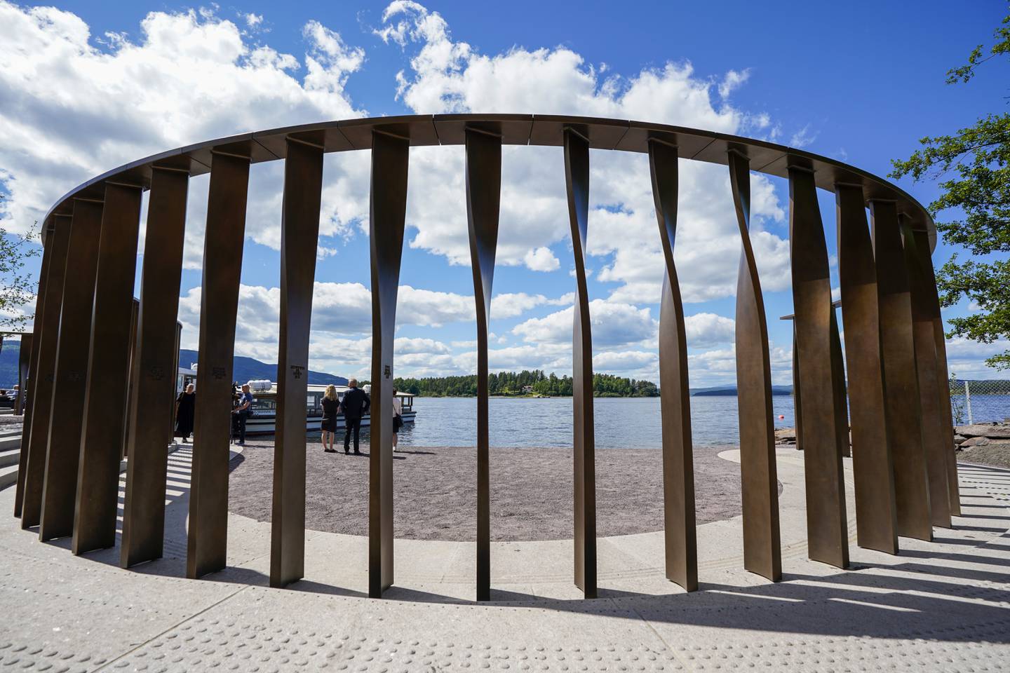 Det nasjonale minnestedet etter 22. juli-terroren åpner lørdag. Foto: Lise Åserud / NTB