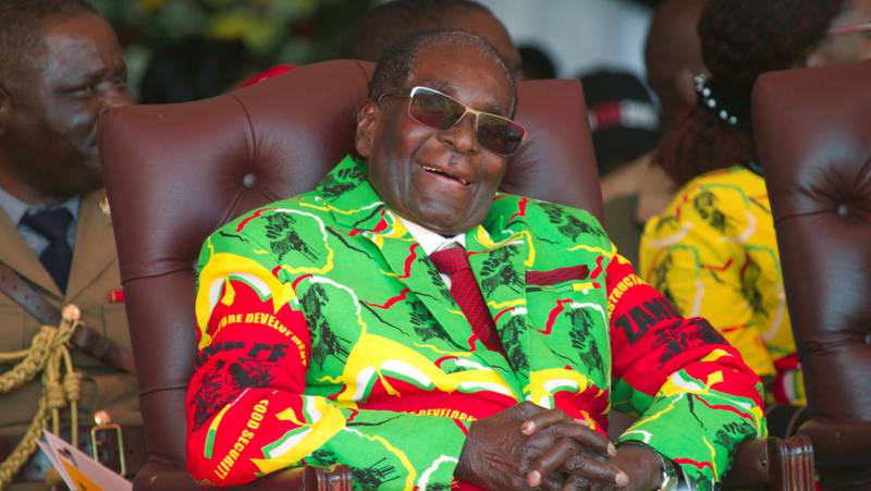  Zimbabwes president Robert Mugabe. 