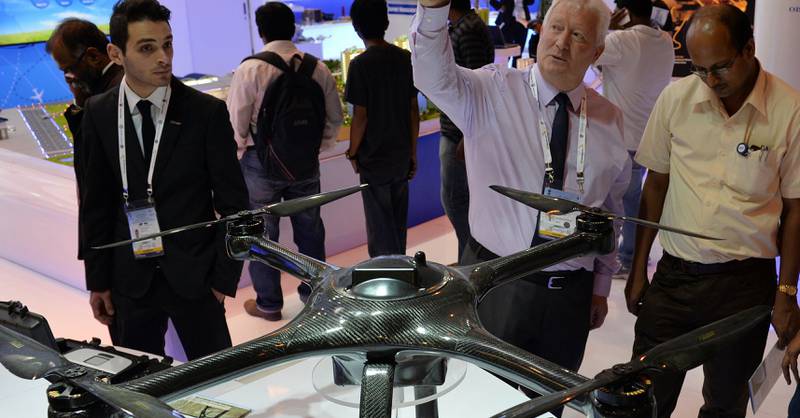 Quadrokopter. Droner på denne størrelsen kan være livsfarlige – og billige å lage. FOTO: NTB SCANPIX